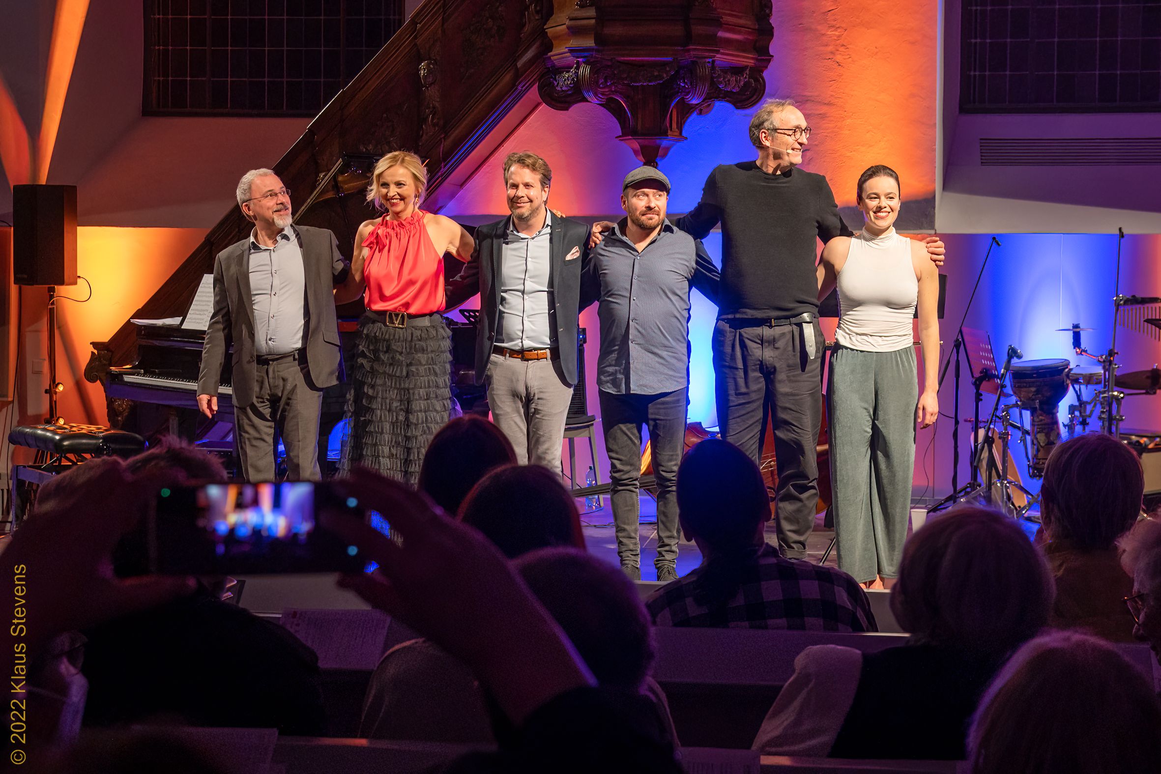 Verbeugung nach dem Konzert